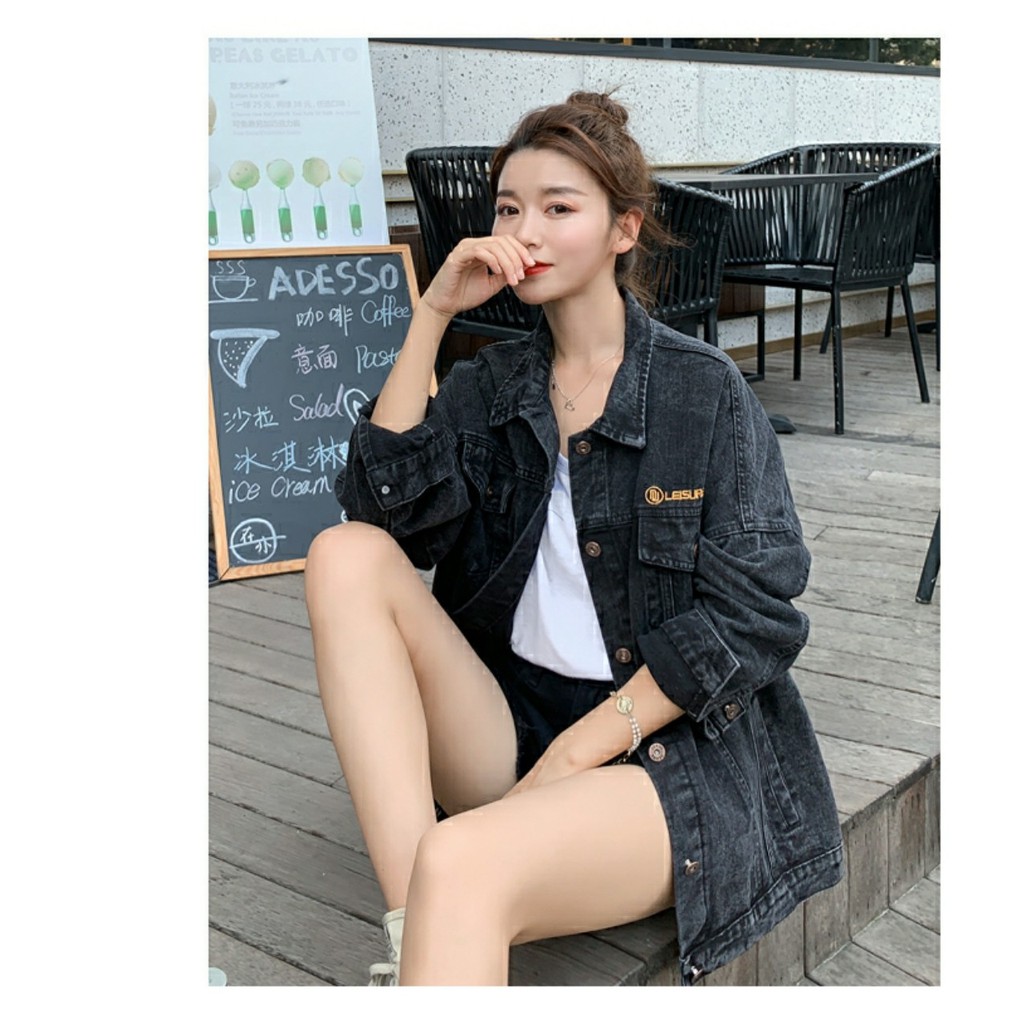 [SỈ] Áo khoác jean nữ mũ jean Limit chống nắng thời trang đỉnh cao form rộng Chiwawa shop
