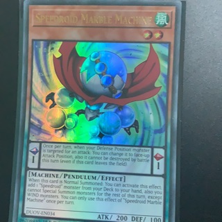 Bài yugioh: speedroid marble machine