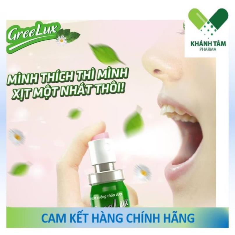 Xịt Thơm Miệng Thảo Dược GREELUX [Chai 12ml] Extra Cool / Fresh Mint Cool [Grelux] _Khánh Tâm