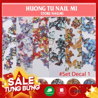 FREE SHIP💞PHỤ KiỆN TRANG TRÍ MÓNG💞 - MẪU BƯỚM, HOA CÚC, HOA  DECAN NỔI 5D CAO CẤP - DIY NAIL CHUYÊN NGHIỆP💞
