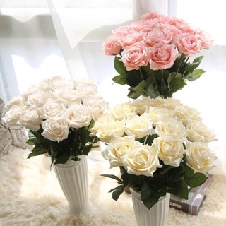 🌷🌹🌷hoa hồng lụa đỏ ,hồng phấn ,hồng trắng 