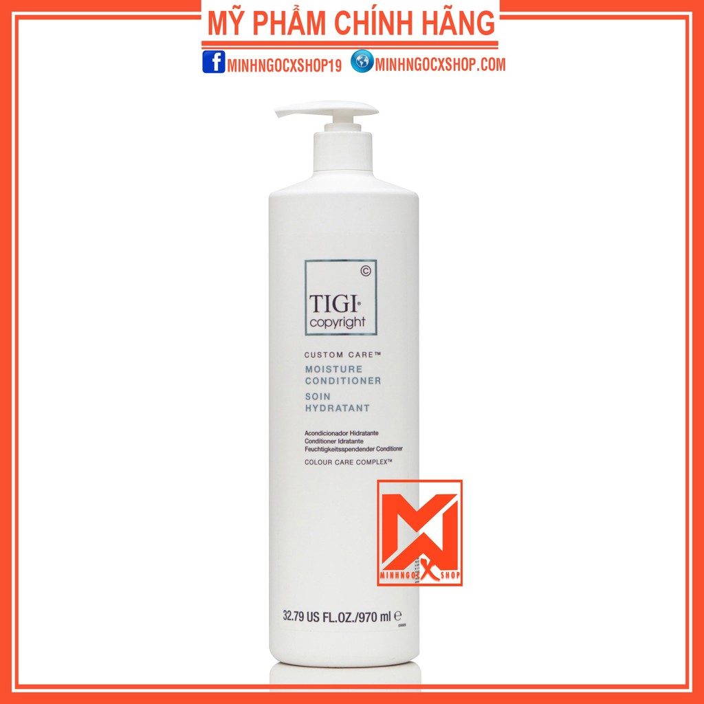 Dầu xả dưỡng ẩm TIGI COPYRIGHT MOISTURE 970ml chính hãng