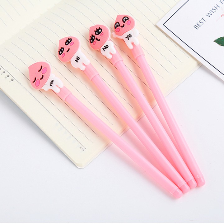 Bút nước đen dạng gel thay ngòi được You Hi No Ye dễ thương