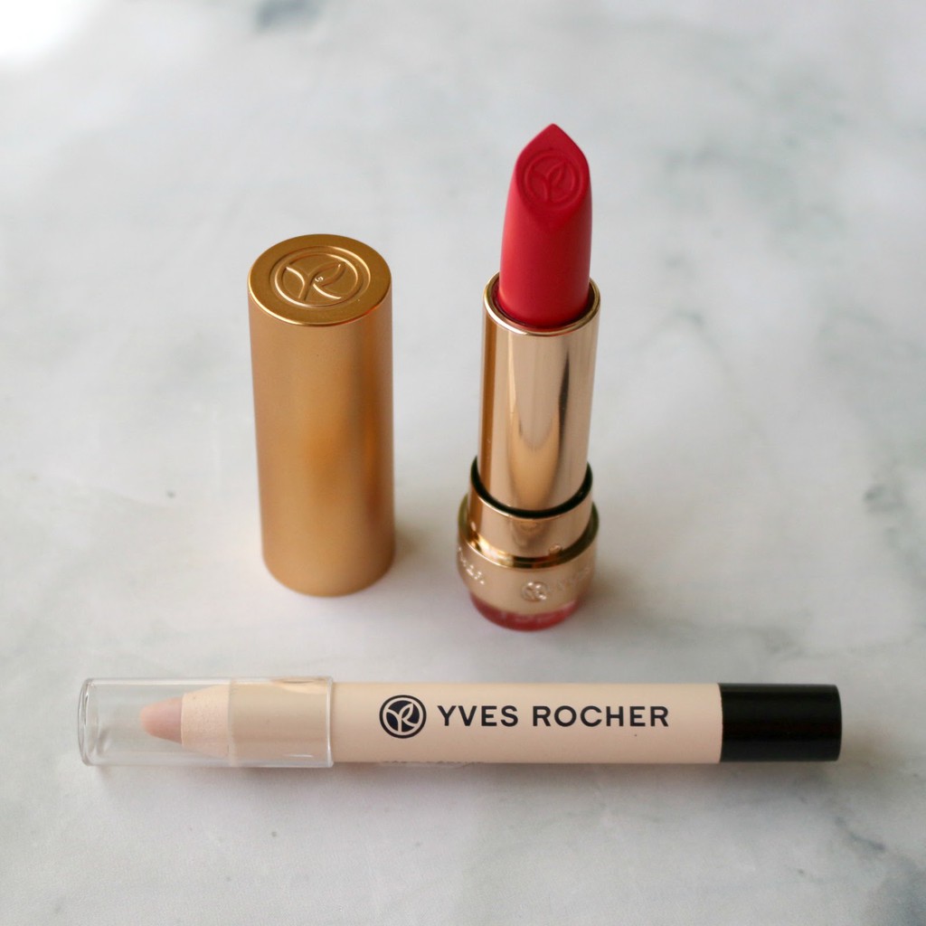 {THANH LÝ date t1/22} - Son lì YVES ROCHER SATIN LIPSTICK 118