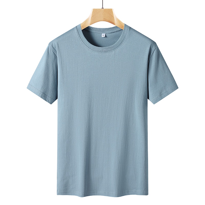 Áo Thun 100% Cotton Tay Ngắn Cổ Tròn Đơn Giản Dành Cho Nam Và Nữ Có Size Lớn