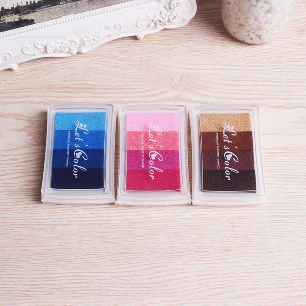 Set 6 Con Dấu Vân Tay Bằng Nhựa Nhiều Màu Sắc Có Thể Giặt Sạch Dành Cho Trẻ Em