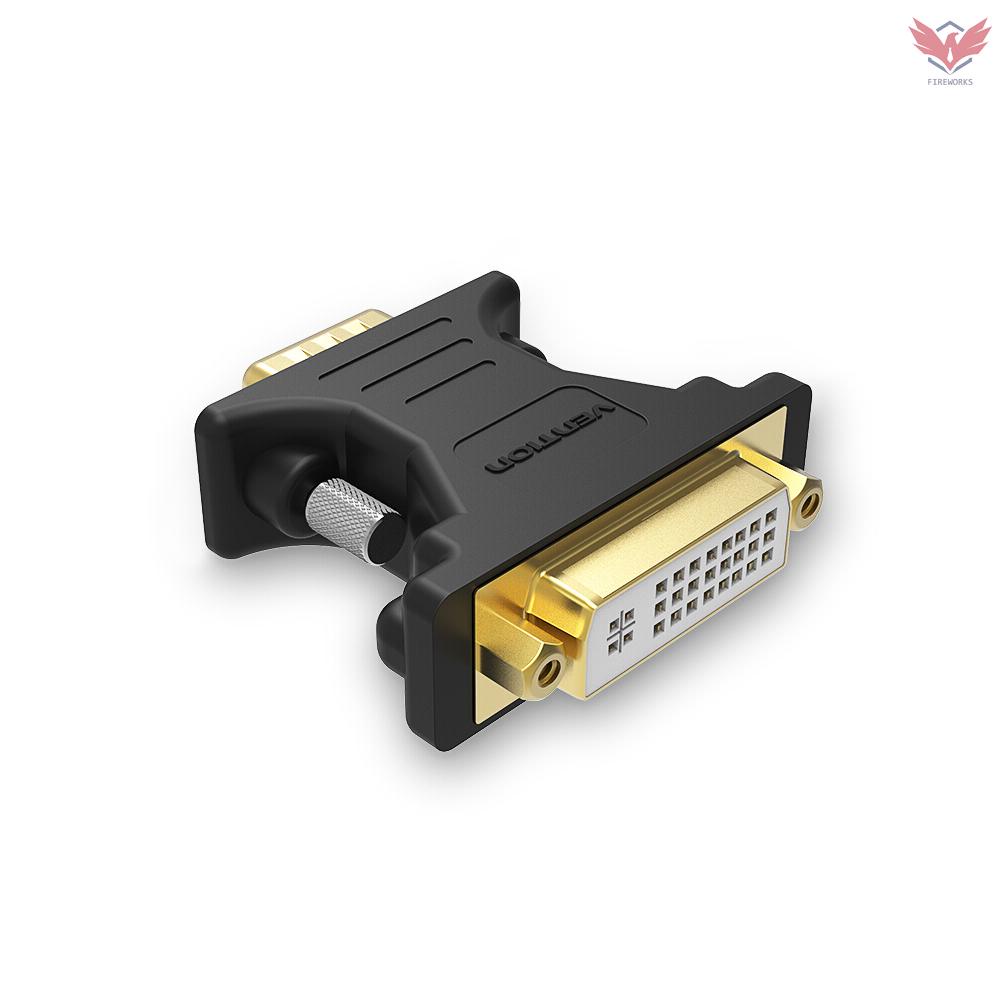Fir VENTION DVI to VGA Adapter DVI 24+5 Female to VGA Male Converter for PC Graphic Card Displayer Projector