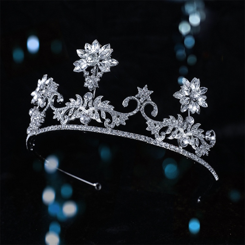 Cài Tóc Hình Vương Miện Đính Đá Lấp Lánh Sang Trọng