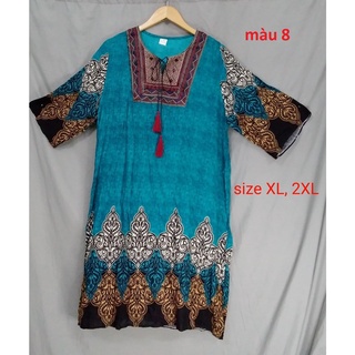 Đầm suông thổ cẩm Boho