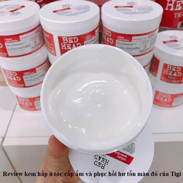 Kem ủ tóc Tigi Bed Head Treatment Đỏ 200G- HÀNG CHÍNH HÃNG CT12 | BigBuy360 - bigbuy360.vn
