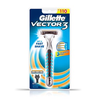[THANH LÝ XẢ KHO] SET CÁN + 4 LƯỠI GILLETTE VECTOR 3