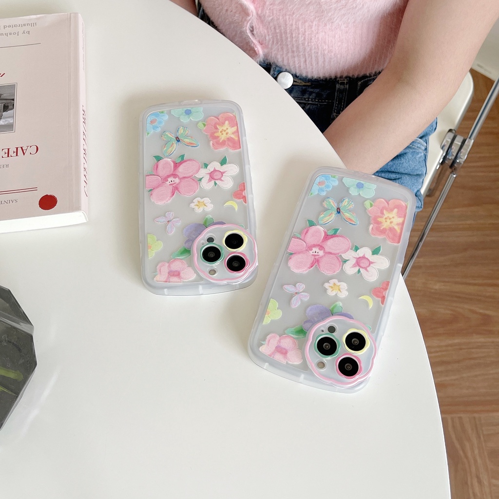 Ốp Điện Thoại Tpu Silicone Mềm Trong Suốt Chống Sốc In Hình Tranh Sơn Dầu Cho iPhone 11 12 13 pro max xr xs xsmax 7 8plus