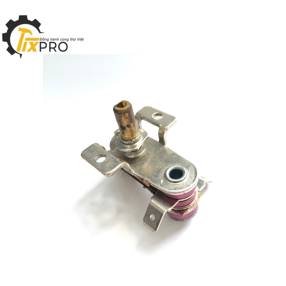 Rơ le, Relay lưỡng kim KST201 2 tai bắt vít dùng cho lò nướng, nồi cơm, nồi áp suất