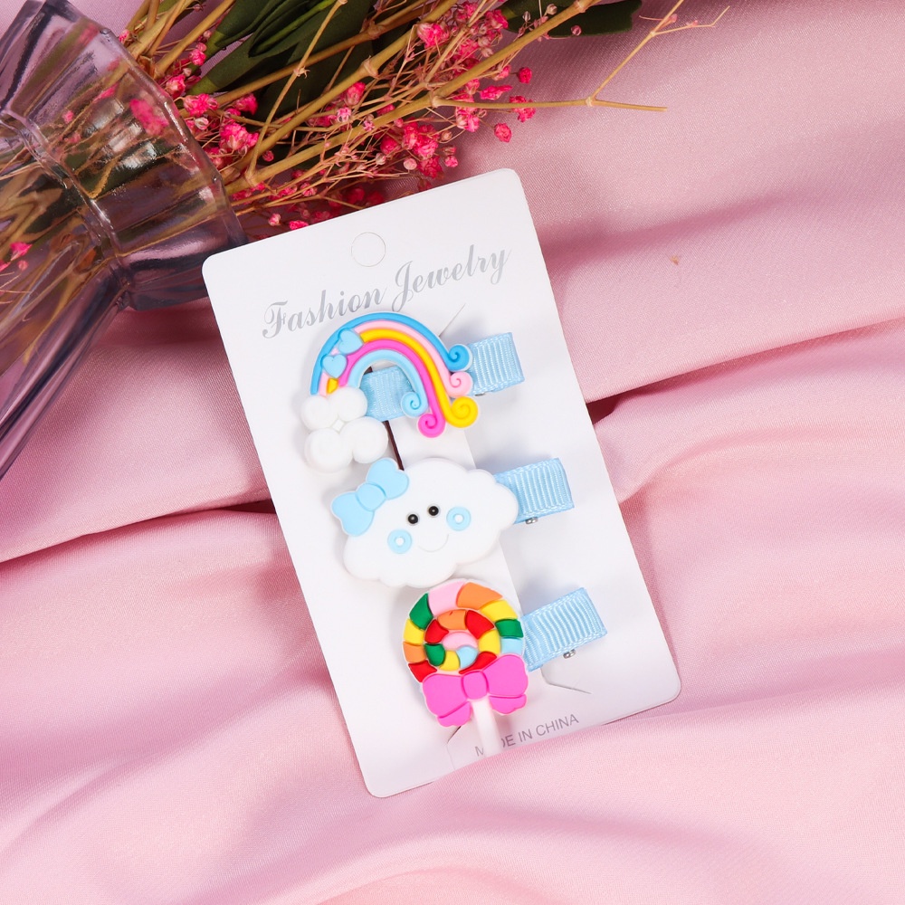 Sét kẹp cặp tóc 14 món nhiều hình cute dễ thương cho bé gái