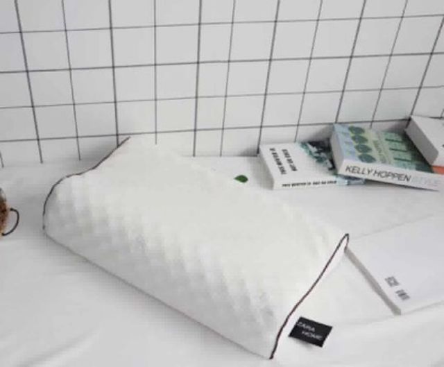 Gối cao su non ZARA HOME cao cấp chống ngáy ngủ, đau vai gáy kích thước 30x50cm sẵn hàng
