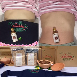 Muối  Thảo dược kèm đai đựng muối + 300ml rươu Body