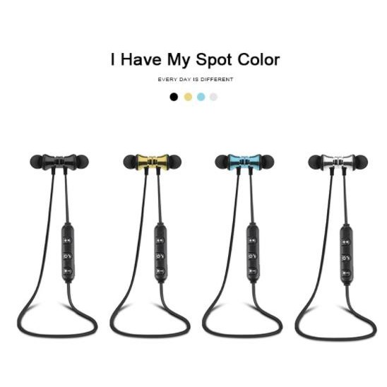 Tai nghe Bluetooth thể thao đeo cổ tích hợp micro tiện dụng | BigBuy360 - bigbuy360.vn