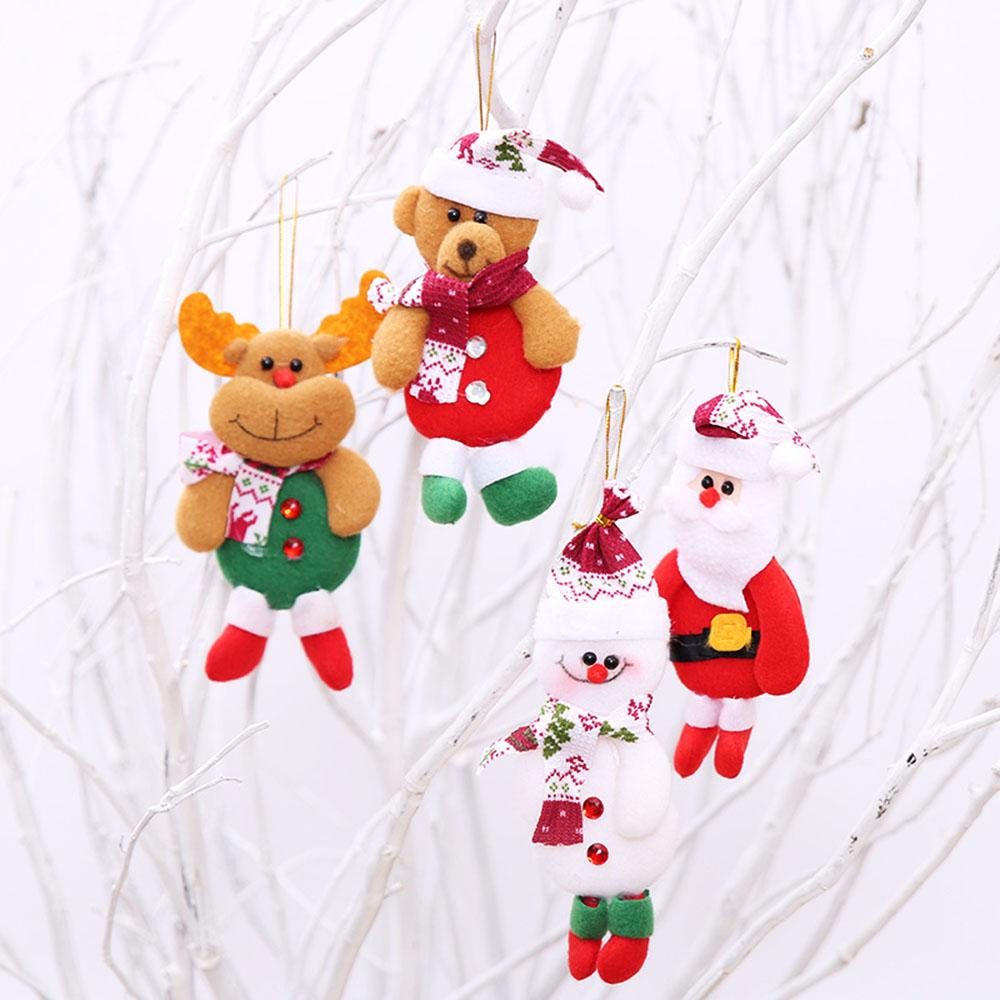 Set 2 Búp Bê Treo Trang Trí Cây Thông Noel