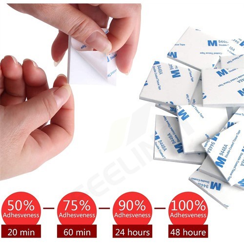 FEELING 🔥Miếng dán tường có chất kết dính mạnh 3M EVA, Gắn băng keo acrylic hai mặt tự dính, hai mặt Gắn băng dính