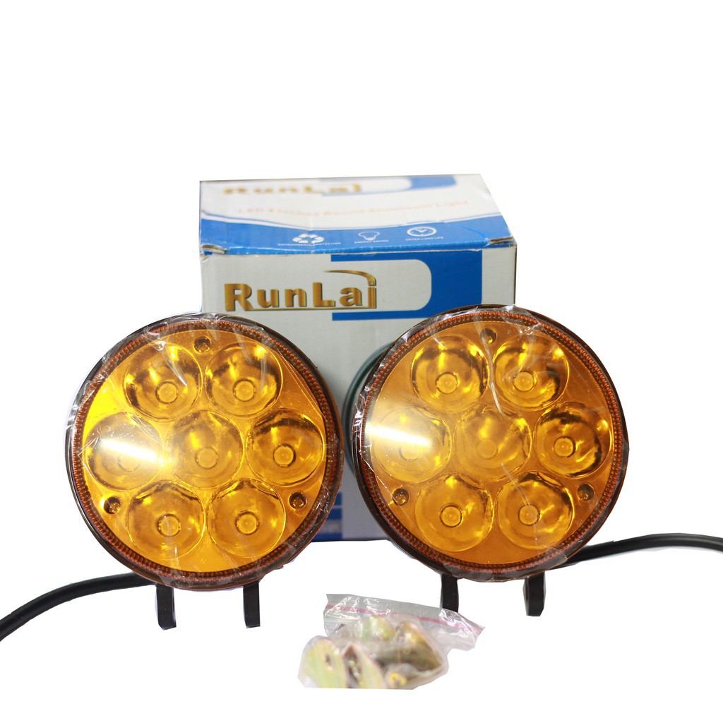 Đèn led 7 mắt runlai ( đèn trợ sáng )