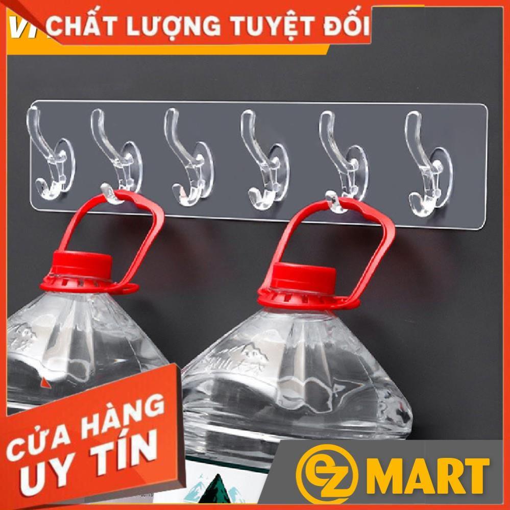 (HÀNG TẶNG) Vỉ Móc Dán Tường Trong Suốt, Móc Treo Dán Tường Siêu Chắc Chắn EZMART