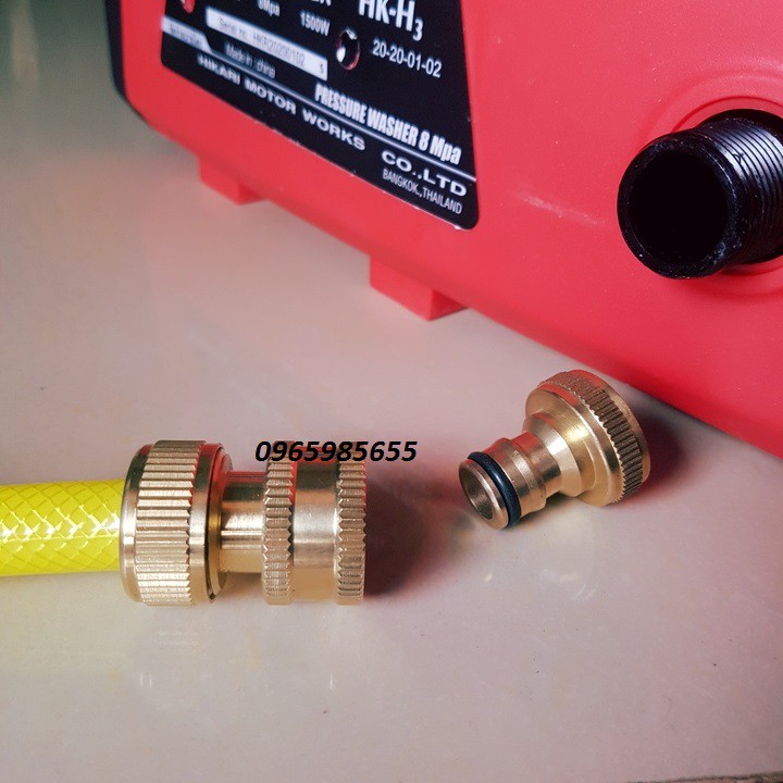 Bộ khớp nối nhanh đầu vào Đài Loan cho máy rửa xe áp lực cao, máy xịt rửa cao áp, máy rửa xe gia đình