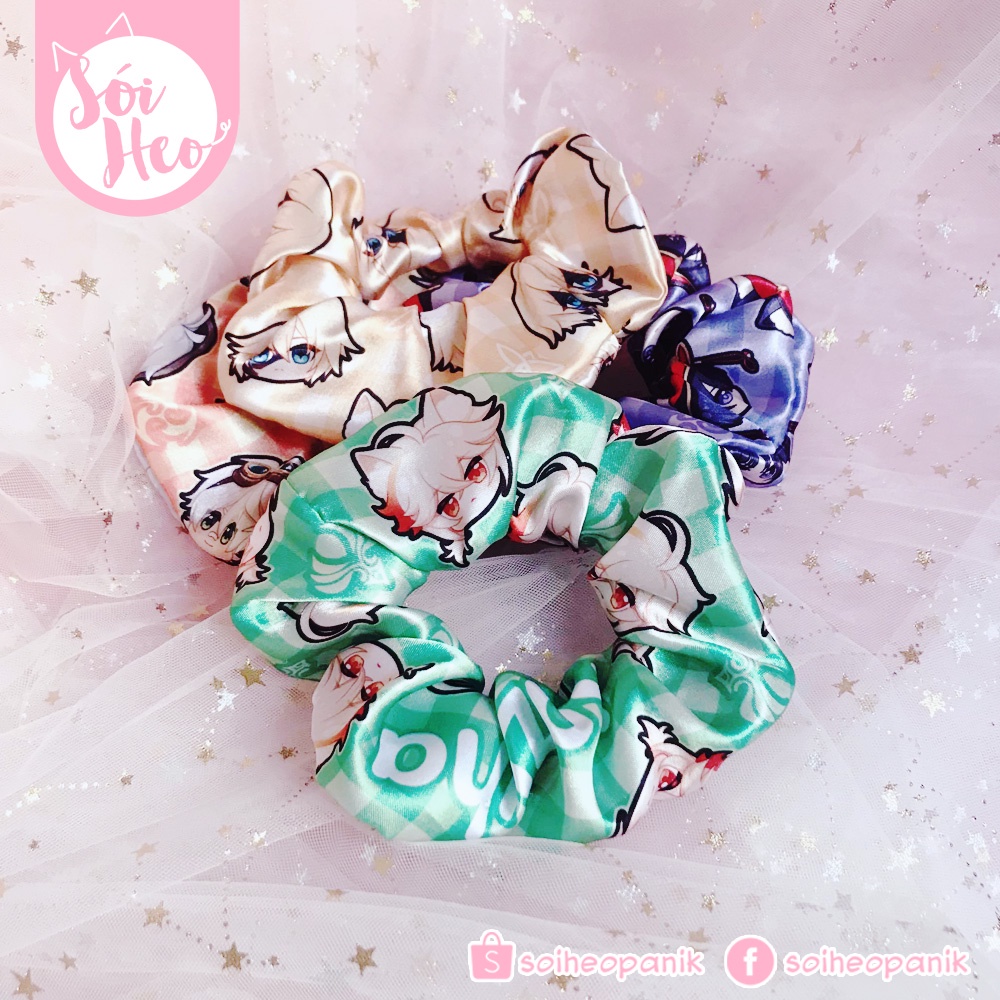 [MẪU MỚI] Dây buộc tóc Scrunchies Genshin Impact