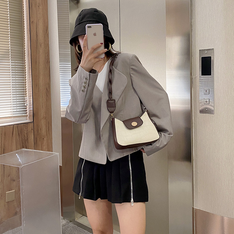 IELGY Túi da PU đeo chéo thời trang cho nữ