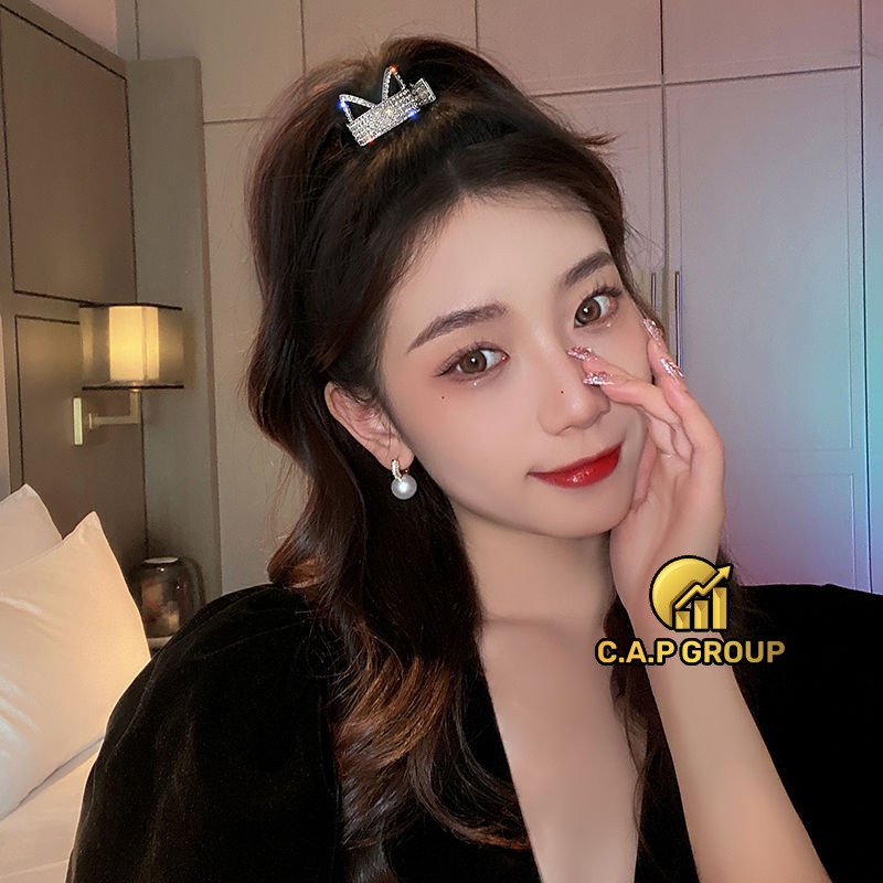 Kẹp tóc Hàn Quốc đính đá Cute sang trọng lấp lánh