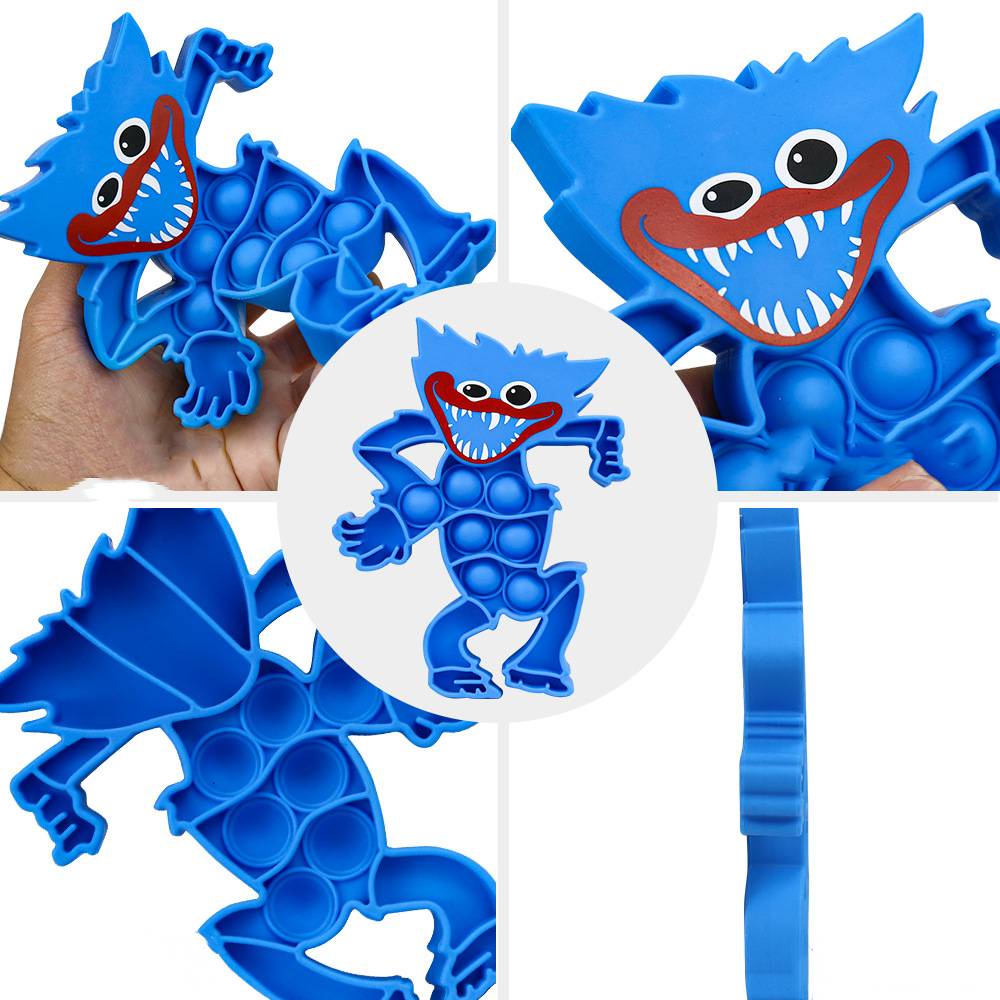 Pop It Pop Đồ Chơi Xả Stress Hình Quái Vật Huggy Wuggy Quà Tặng Dành Cho Trẻ Em Túi Xách