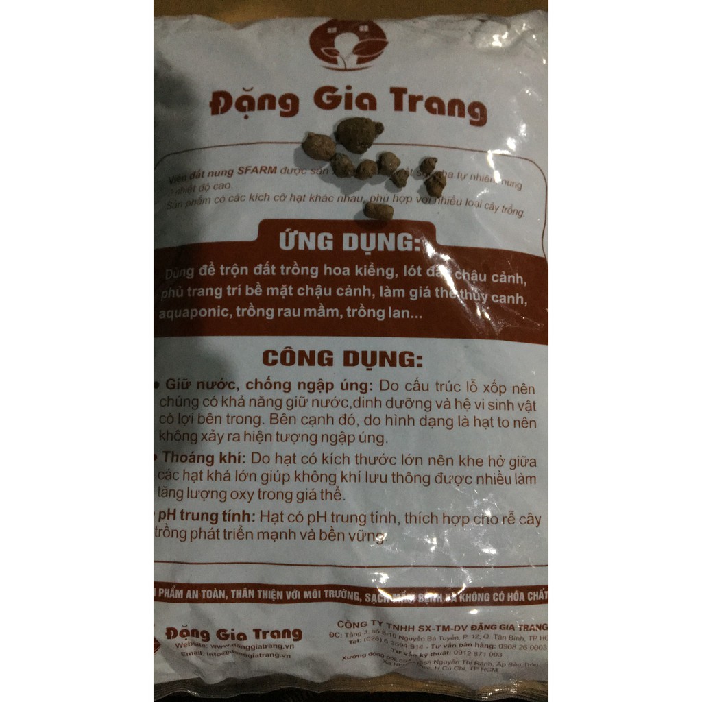 VIÊN ĐẤT NUNG  - TÚI 5DM3