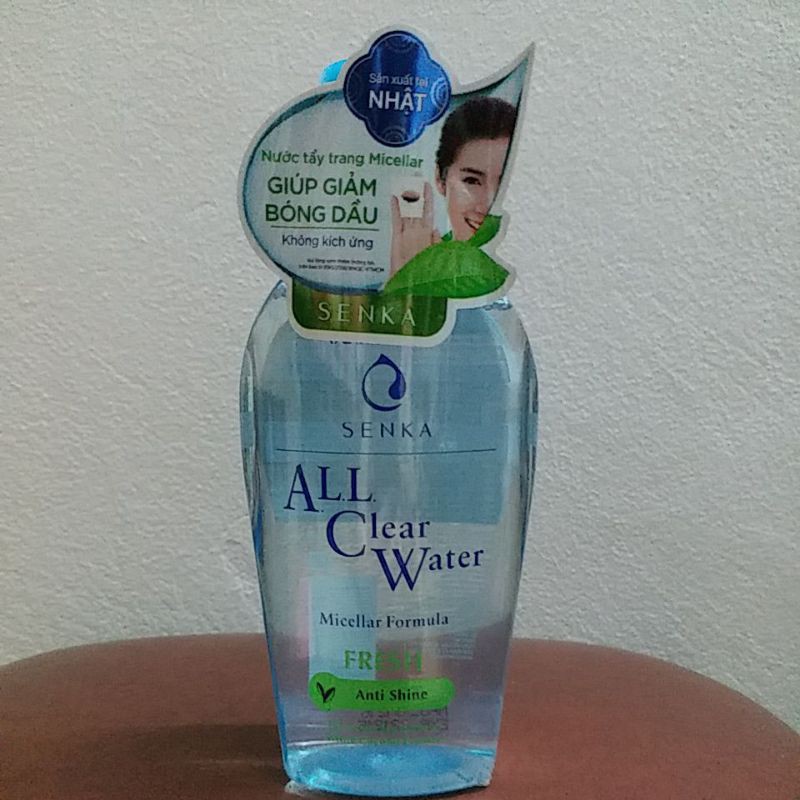 Nước tẩy trang Micellar Senka ALL Clear Water Fresh 230ml