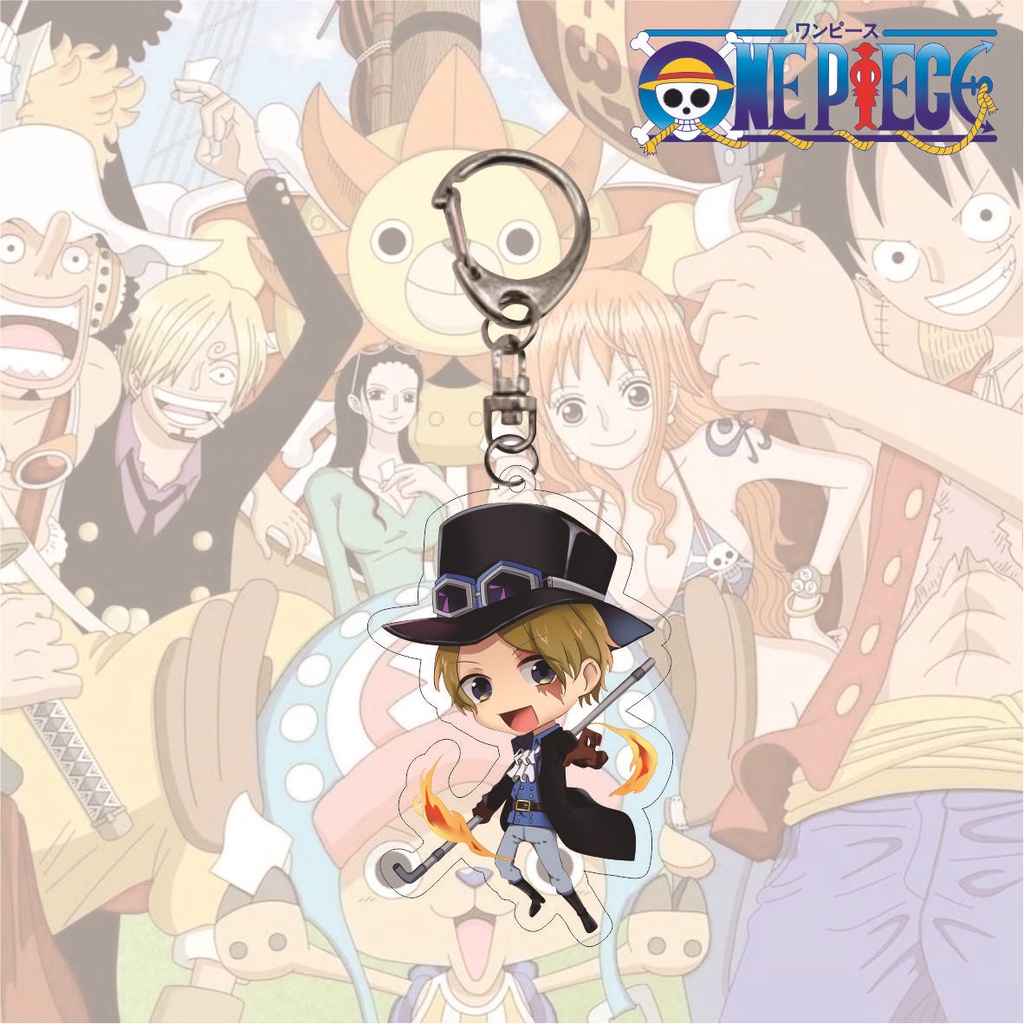 Móc khóa in hình nhân vật zozo Boa Hancock ace nami Luffy Sanji one piece Vua Hải Tặc