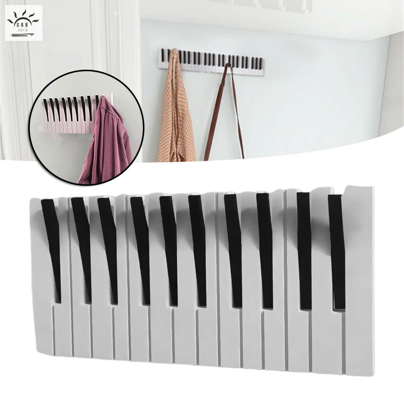 Móc Treo Áo Khoác Bằng Gỗ Hình Đàn Piano Sáng Tạo