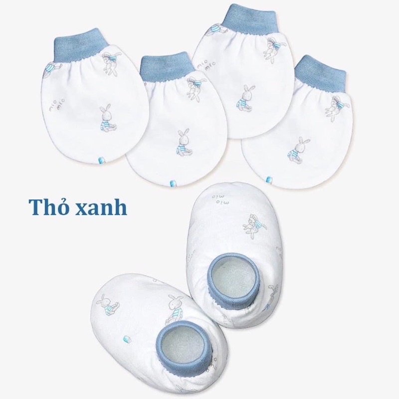 Bao tay/ bao chân Mio cotton siêu mềm cho bé sơ sinh