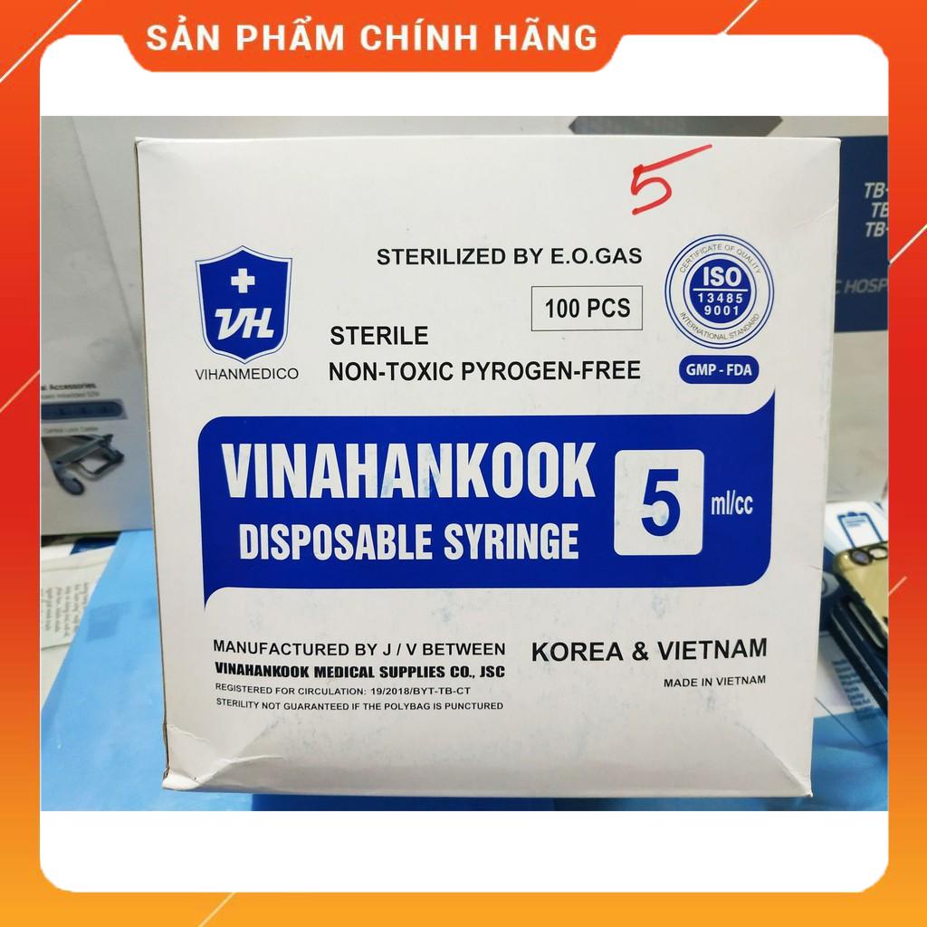 Bơm tiêm Vinahankook 1ml , 3ml, 5ml hộp 100c