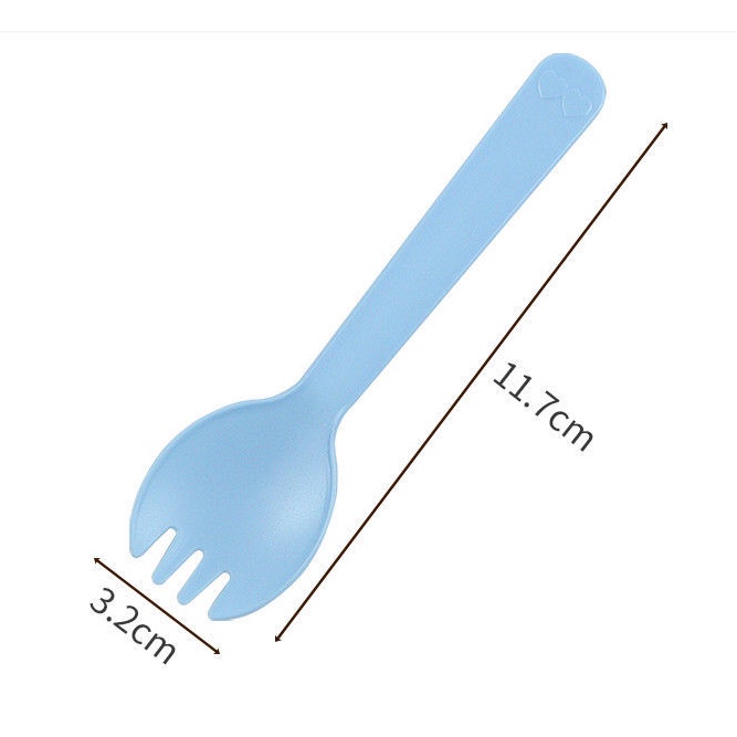 Nĩa Nhựa Ăn Trái Cây, Nĩa Nhựa Bánh Kem, Nĩa Nhựa Sữa Chua