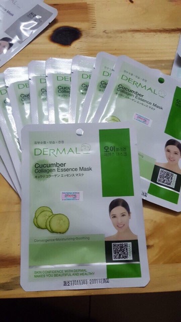 10 chiếc Mặt nạ dưỡng da collagen+ tinh chất
