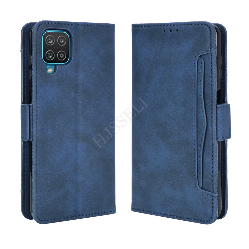 Bao da điện thoại PU kiểu ví lật cho Samsung Galaxy m22 m32 m31 m21 m51 m62 m12 m02