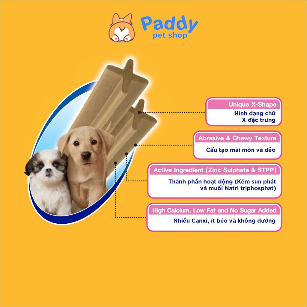 Bánh Xương Sạch Răng Cho Chó Con Pedigree Dentastix Puppy 56g