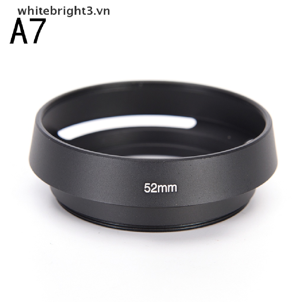 Mũ Len Kim Loại 37 39 40.5 43 46 49 52 55 58 62 67mm Cho Máy Ảnh Leica Canon