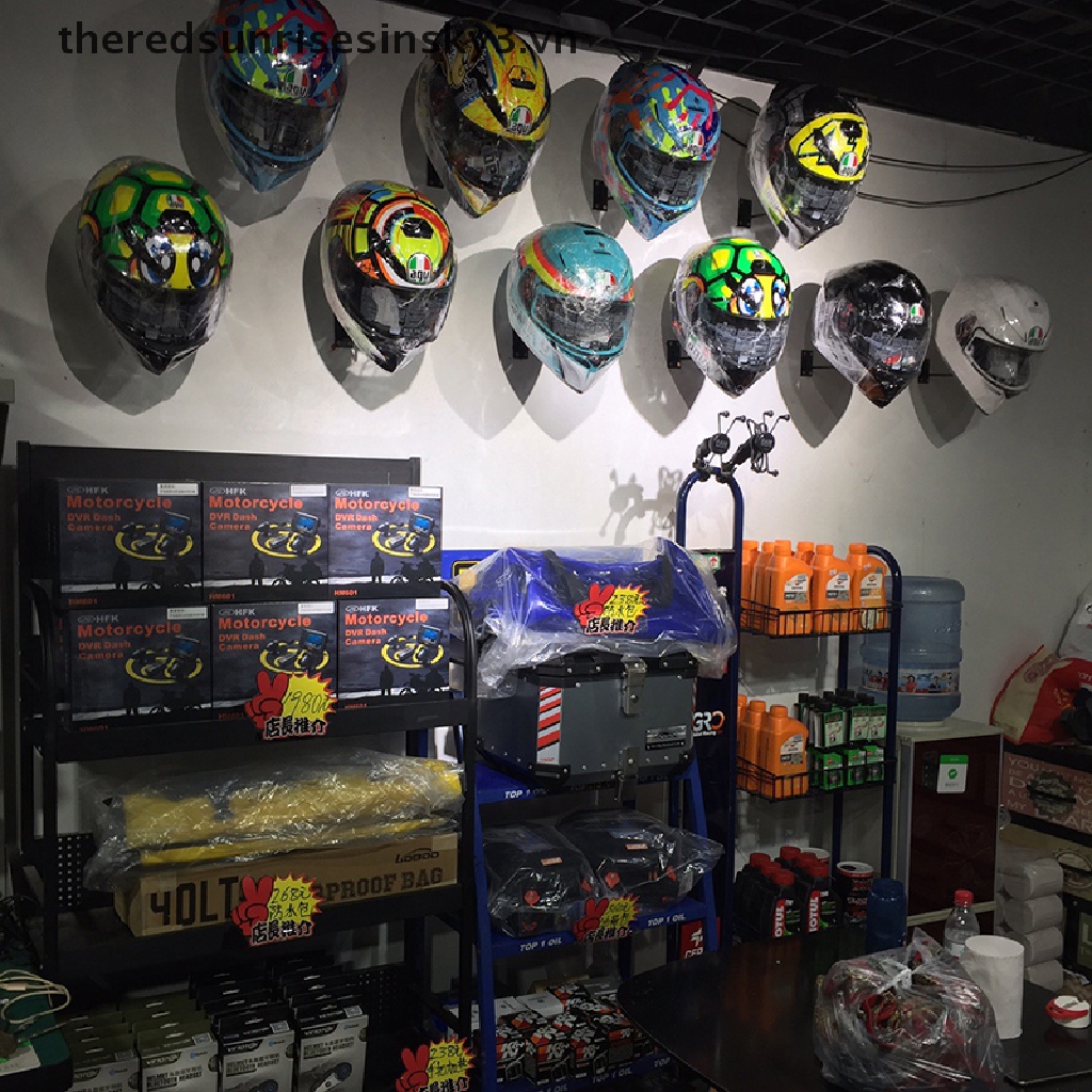 Giá Gắn Mũ Bảo Hiểm Gắn Tường Tiện Dụng