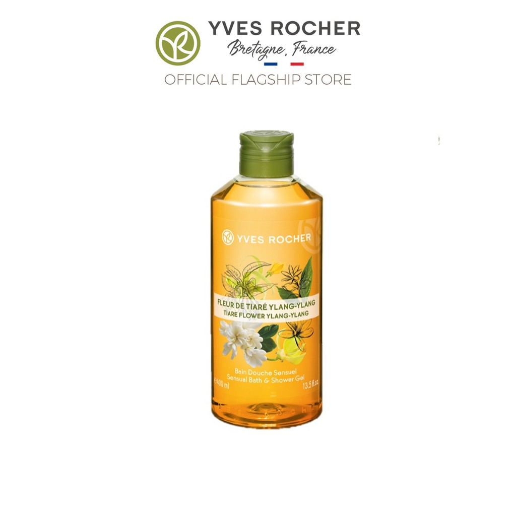 Gel Tắm Yves Rocher Sensual Shower Gel Tiare Flower & Ylang Ylang 400ml | BigBuy360 - bigbuy360.vn