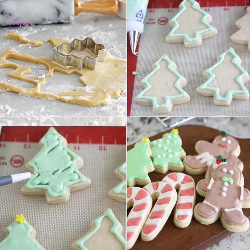 Bộ 15 Khuôn Cắt Làm Bánh Quy / Kẹo Ngọt Bằng Thép Không Gỉ