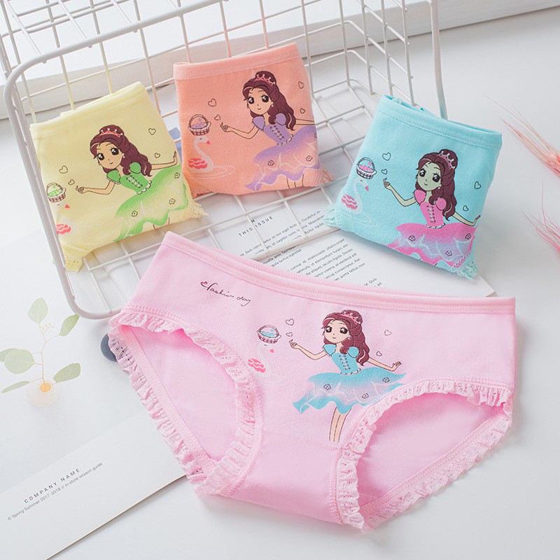 Quần chíp tam giác bé gái (cotton RC)
