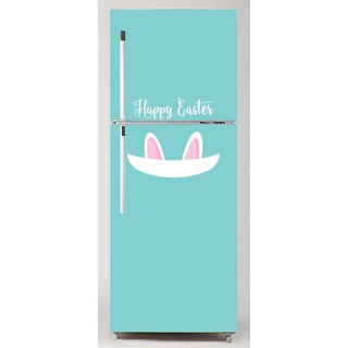 DECAL DÁN TỦ LẠNH TAI THỎ