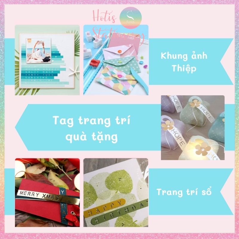 [HOTIS] Dụng cụ dập chữ rỗng KW-triO Word Punch - Gồm 1 máy dập &amp; 26 chữ cái in hoa - DIY làm thiệp, trang trí hộp quà