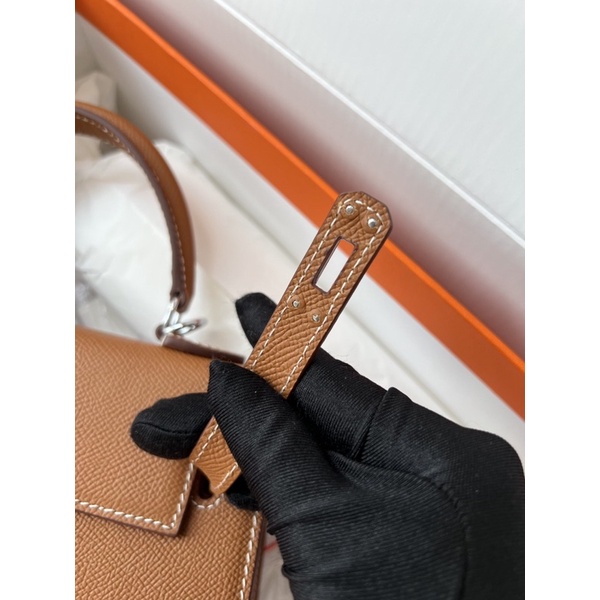 Túi HM Kelly nguyên bản TAG BẠC - DA NHẬP KHẨU - FULL BOX