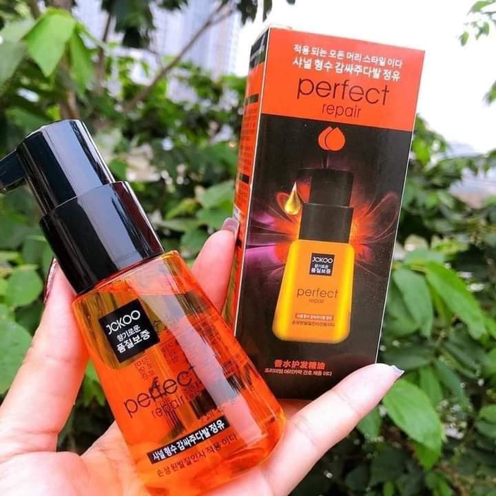 Tinh dầu dưỡng tóc JCKOO Perfect Repair 70ml Serum Phục hồi Tóc uốn, nhuộm, tóc hư tổn khô xơ giữ nếp, mượt tóc