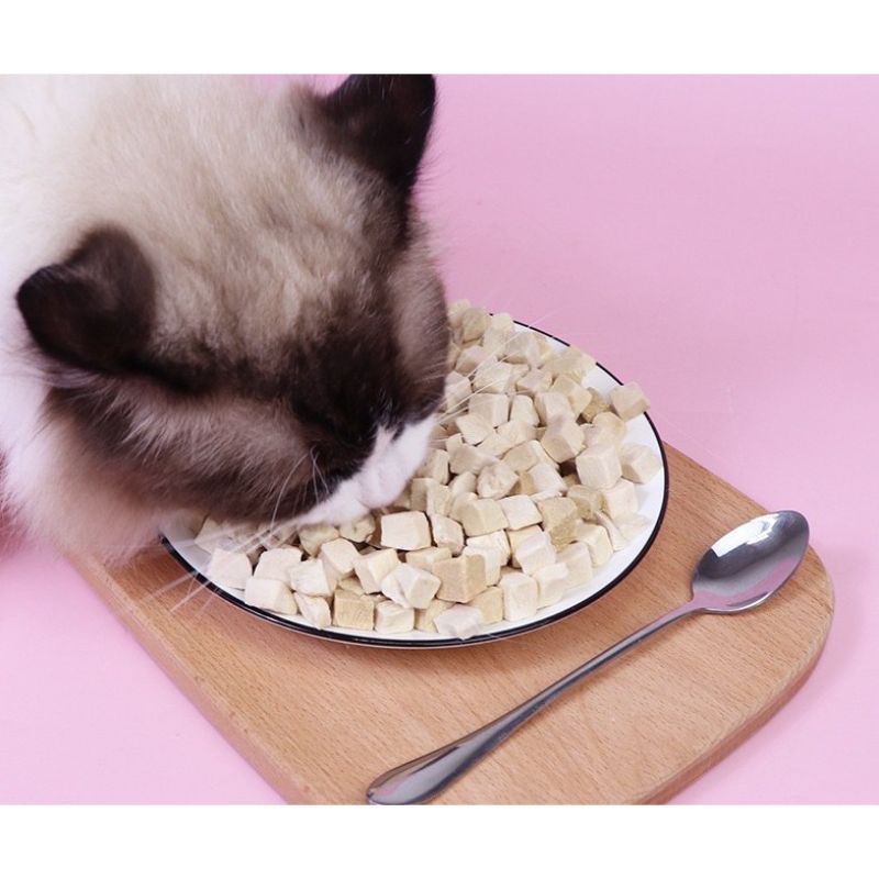 😽 HÀNG LOẠI 1 😽 Thịt Ức Gà Viên Sấy Khô Thơm Ngon Cho Chó Mèo